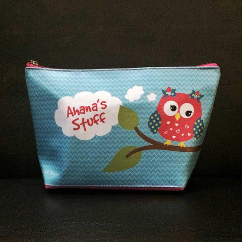 Thoughtful Owl Multipurpose Pouch