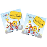 Personalised Gift Tags - Tiger On Ride