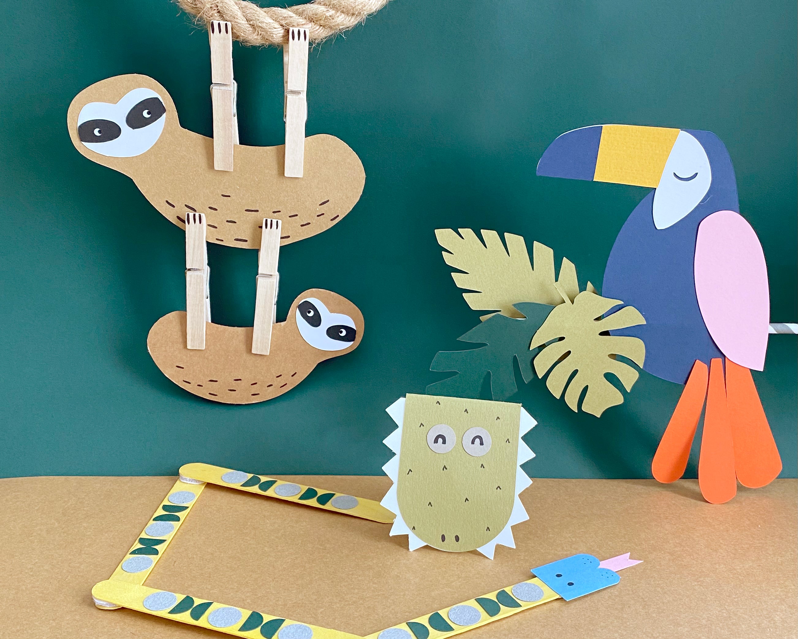 Open and Play Craft Boxes-Tropical Rainforest