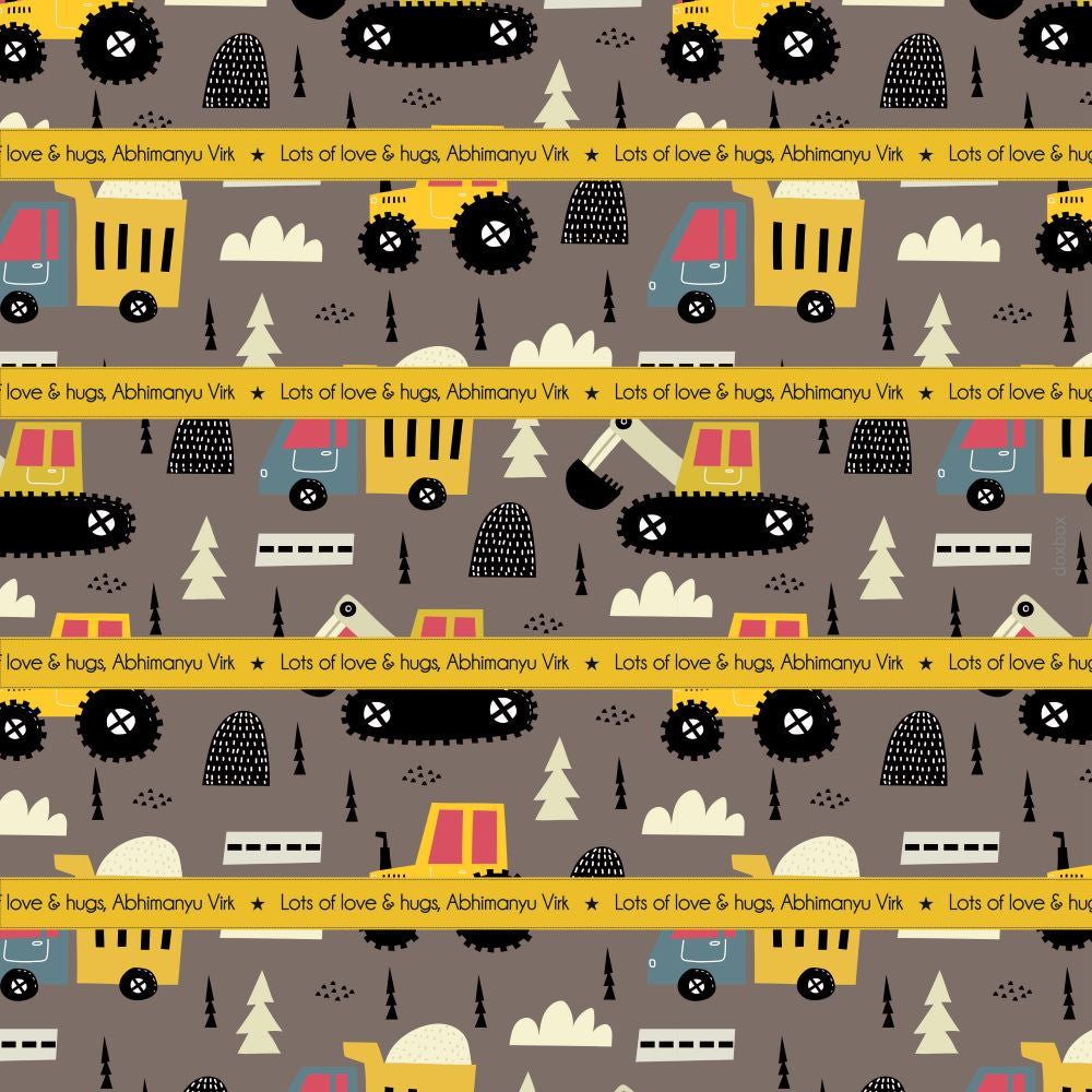 Personalised Wrapping Paper - Truck