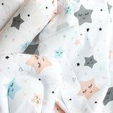 Twinkly Stars - Cot Bedsheet Set (Fitted)