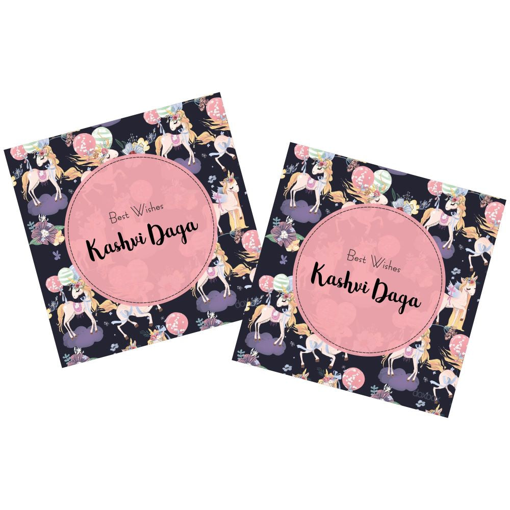 Personalised Gift Tags - Unicorn Pattern