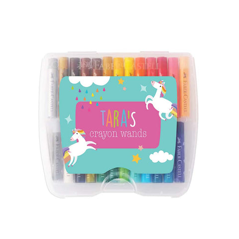 Unicorn & Rainbow - Crayon-Box