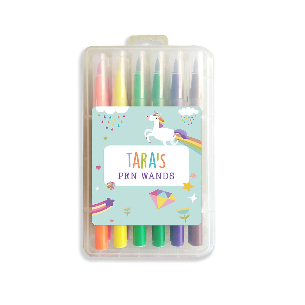 Unicorn & Rainbow - Brush-Pen-Box