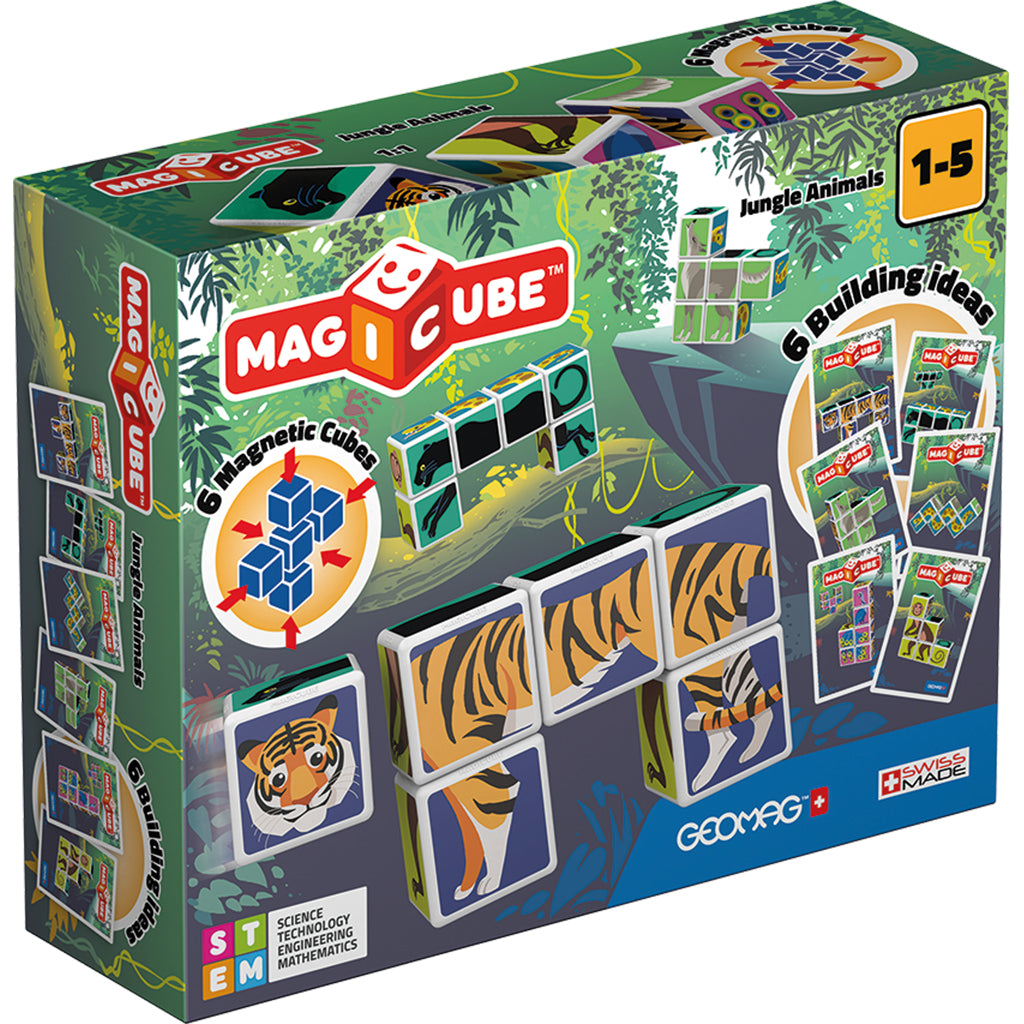 Geomag - Magicube Jungle Animals