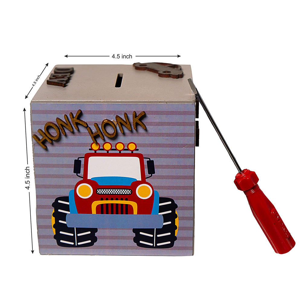 Doxbox Monster Truck Theme Piggy Bank