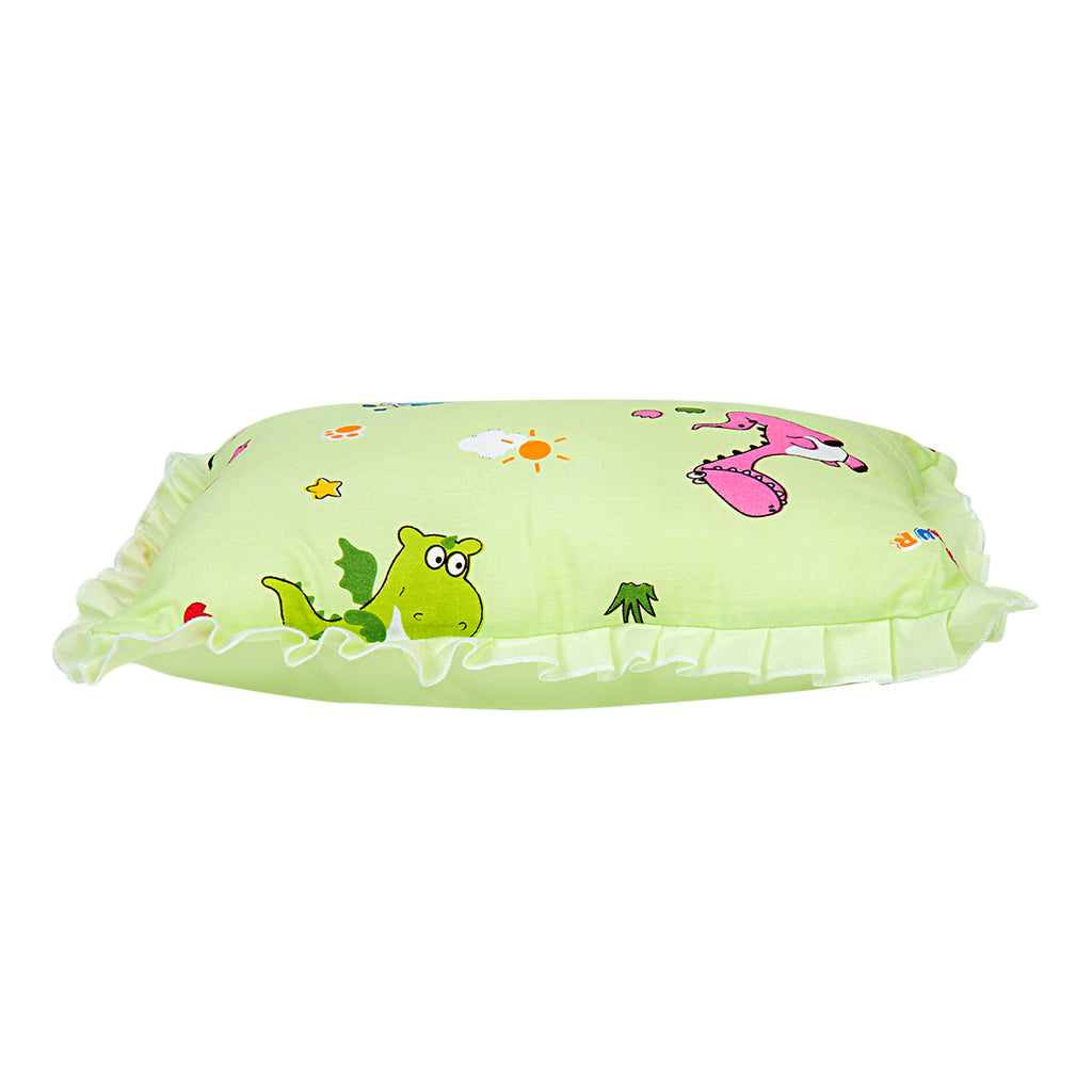 Baby Moo Dinosour Green Rectangular Small Pillow