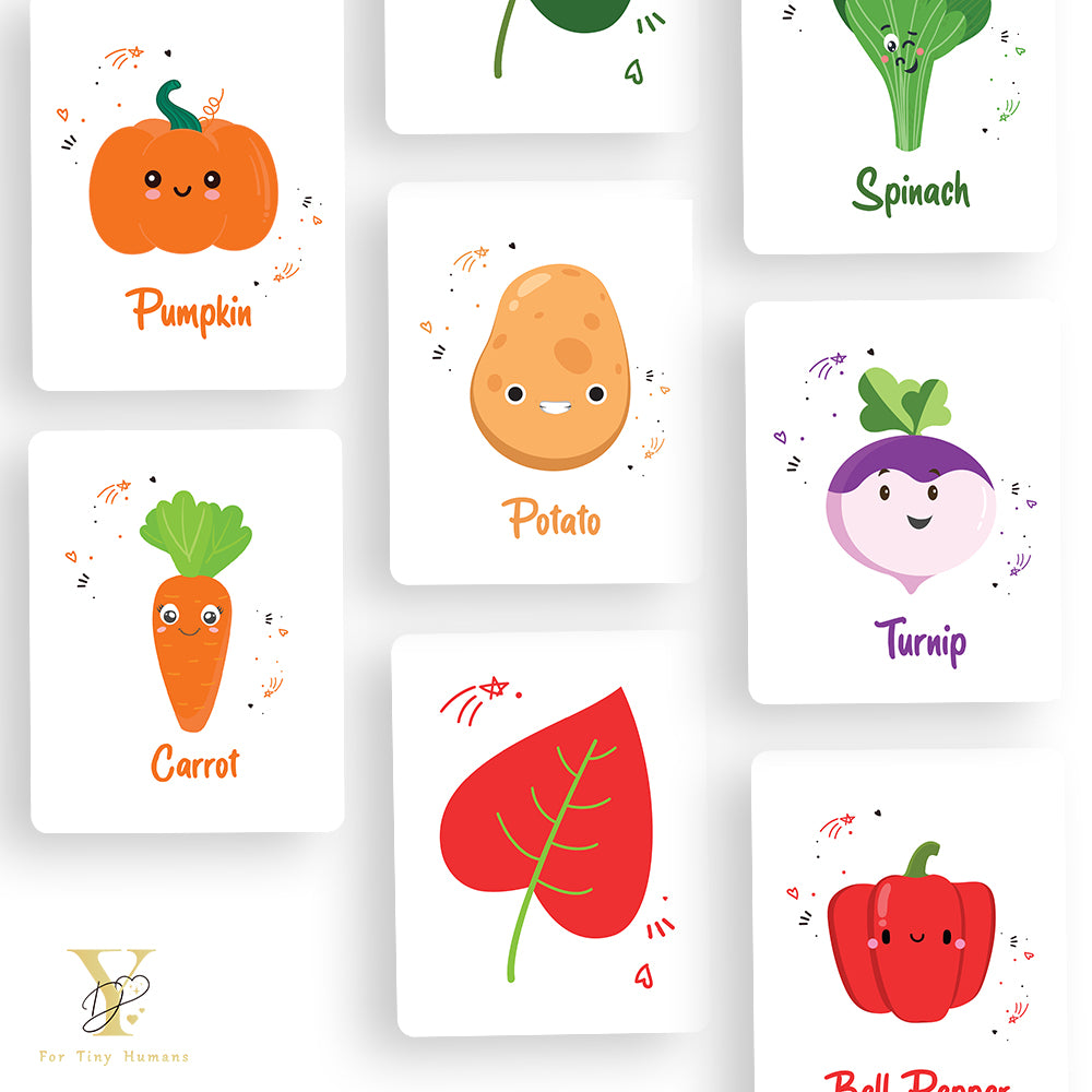 Doodle's Flash Cards - Vegetables