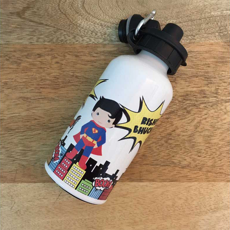 Personalised Water Bottle - SuperHero