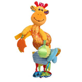 Baby Moo Giraffe Orange Pram And Crib Spiral Toy