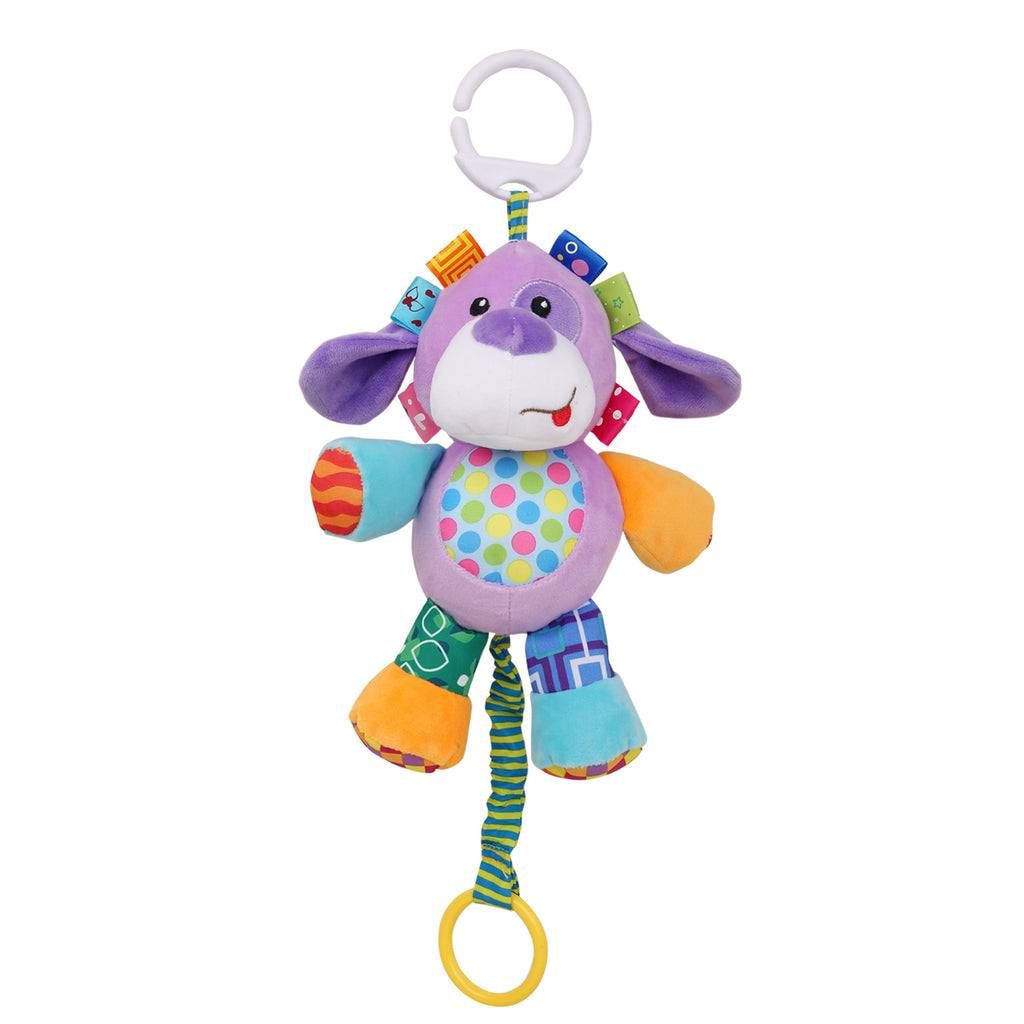 Baby Moo Dog Purple Pulling Toy
