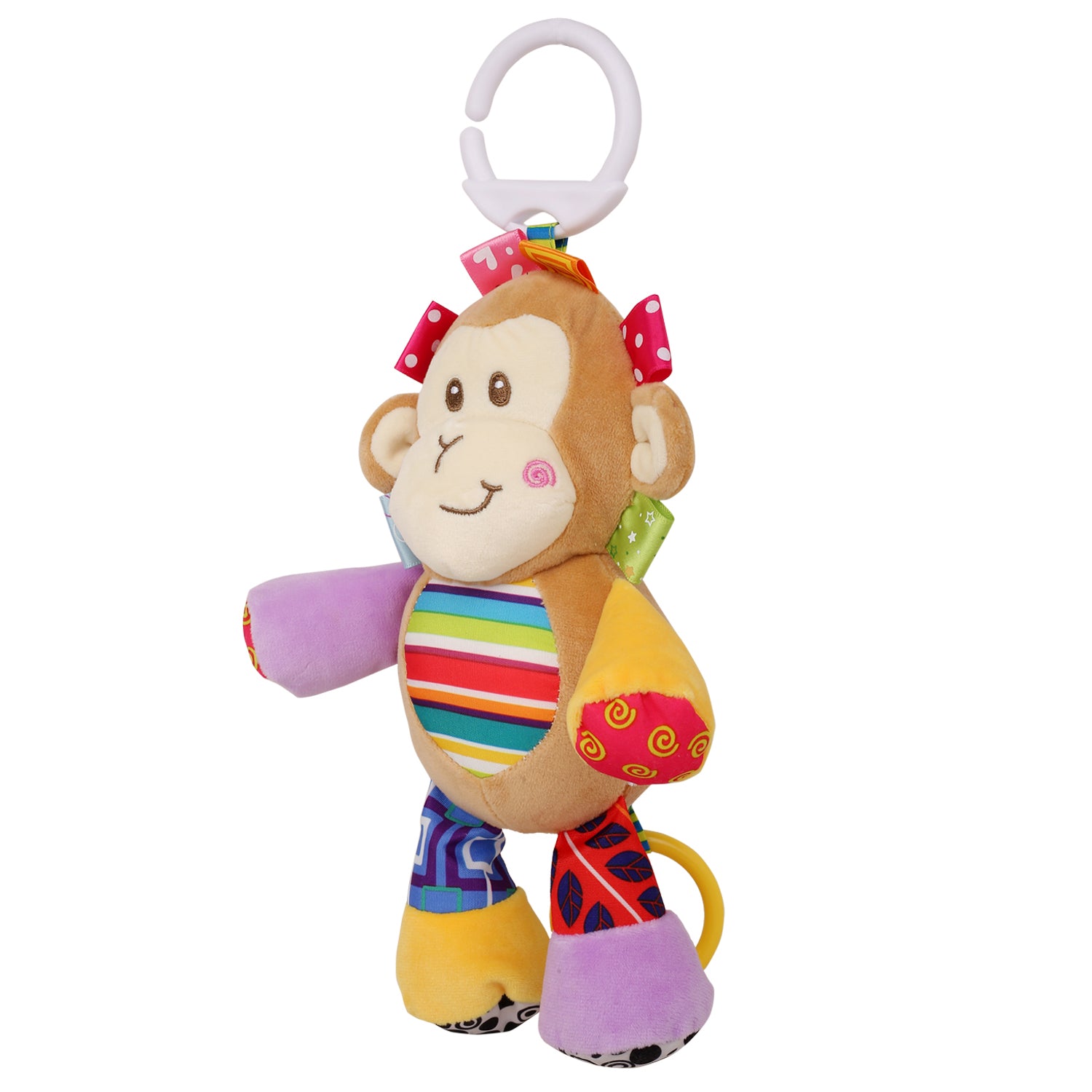 Baby Moo Monkey Multicolour Pulling Toy