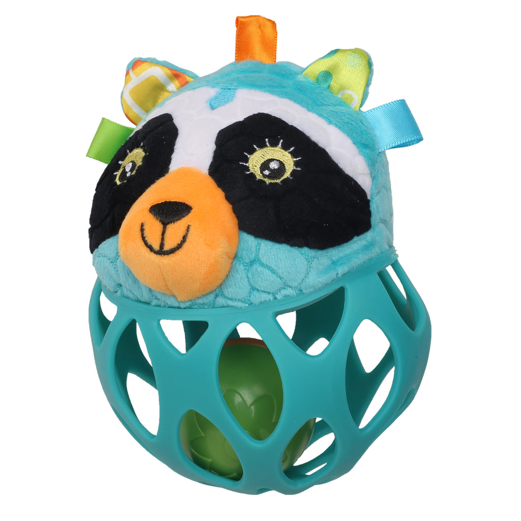 Baby Moo Panda Blue Rattle Ball