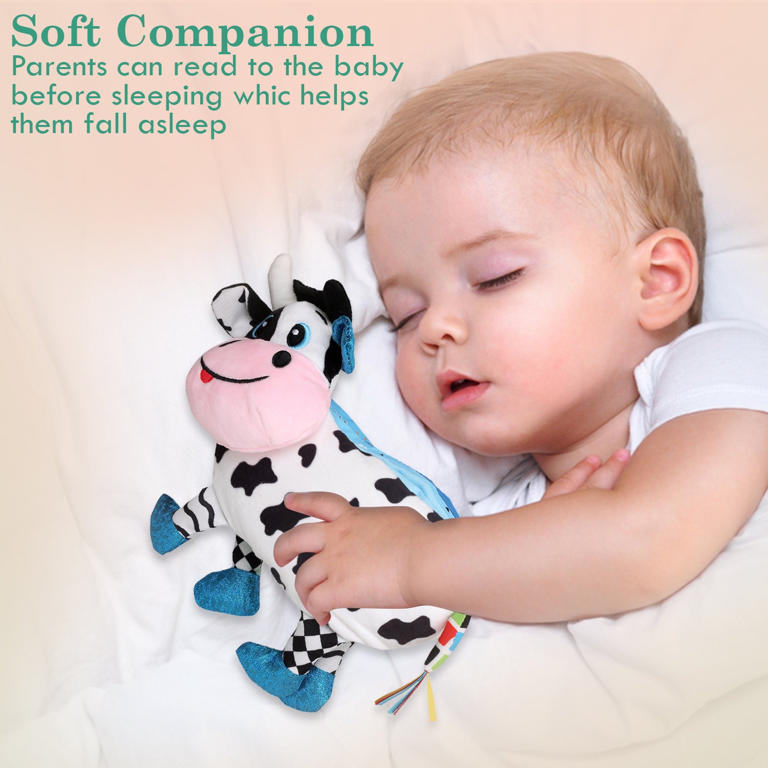 Baby Moo White Cow Cloth Story Book