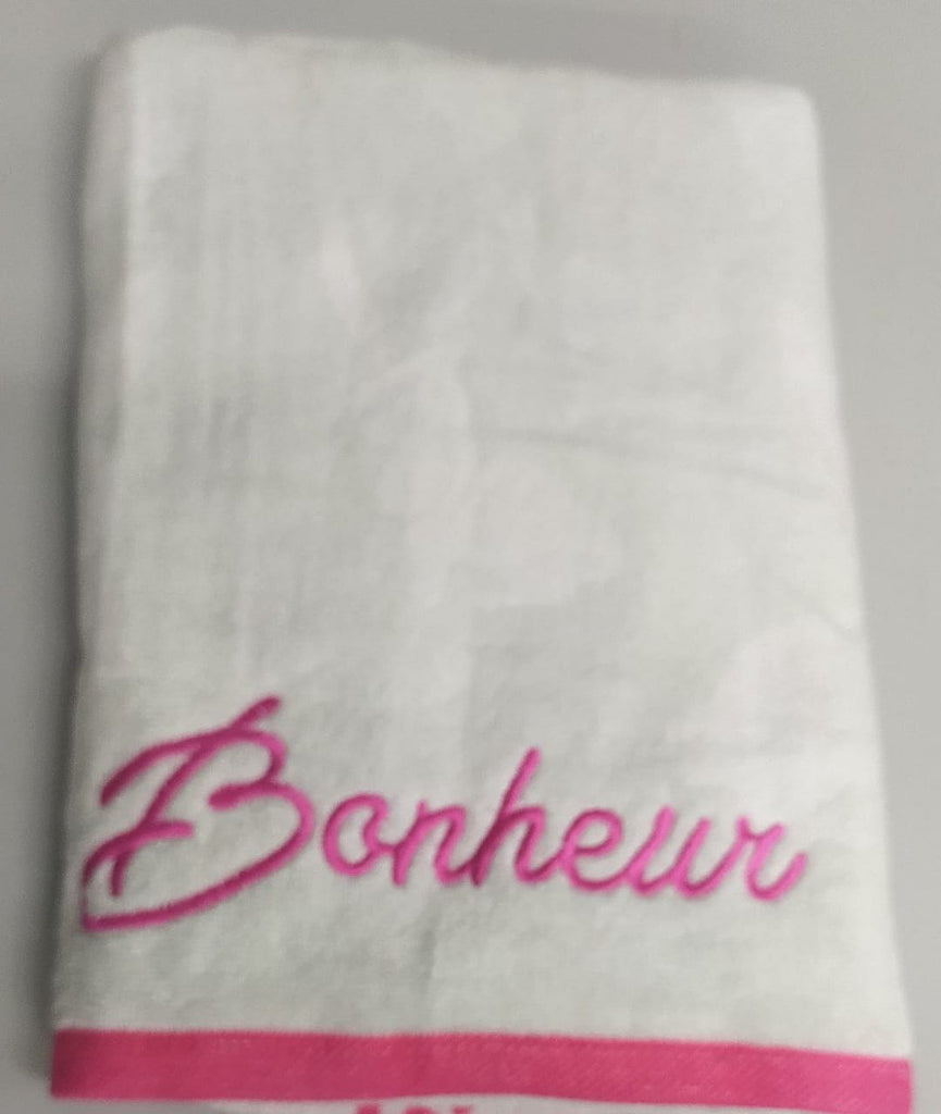 Bonheur Bath Towels- Ice-cream
