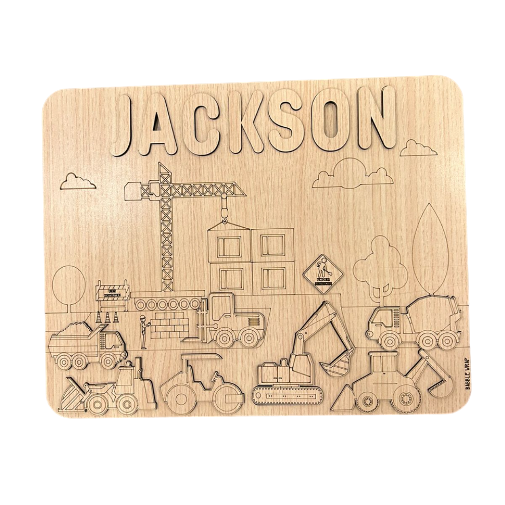 Personalised Wooden Name Puzzle- Lumber Zone