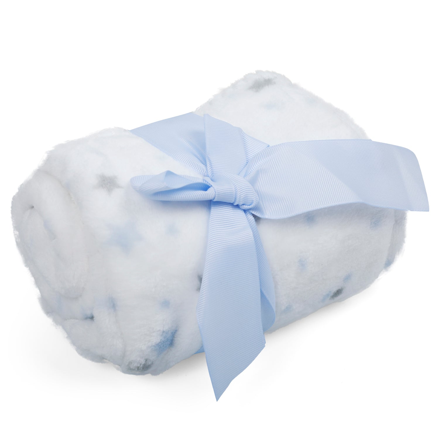 Baby Moo Royal Bear Cozy Plush Toy Blanket - Blue - Baby Moo