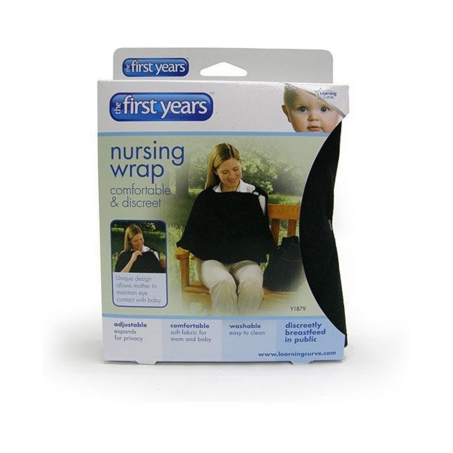 The First Years Nursing Privacy Wrap - Black Black