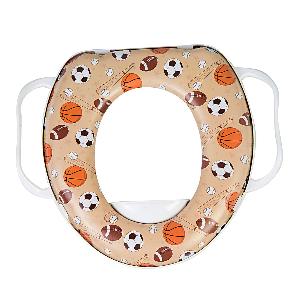Baby Moo Sports Star Beige Potty Seat With Handle