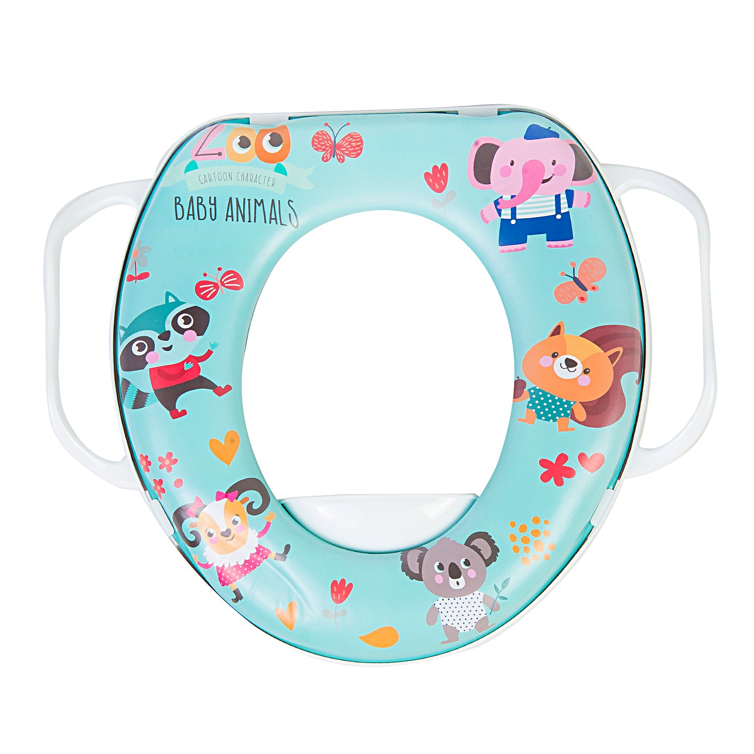 Baby Moo Animals Blue Potty Seat With Handle