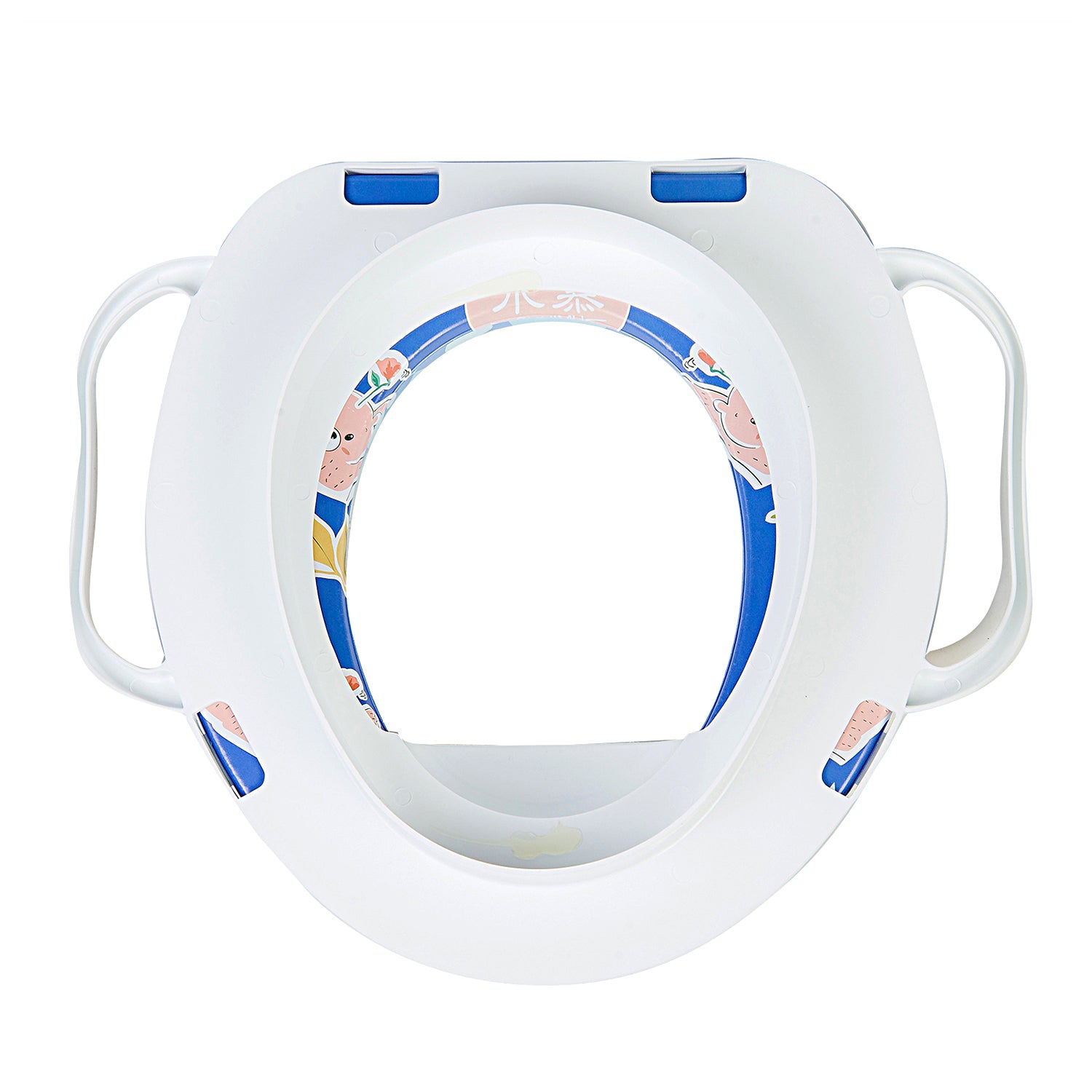 Baby Moo Fruits Blue Potty Seat With Handle