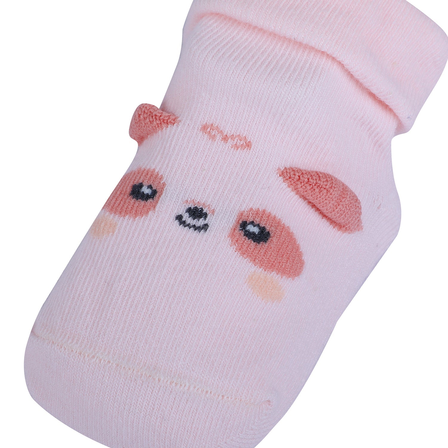 Baby Moo Little Puppy Anti-Skid 2 Pack Socks - Pink