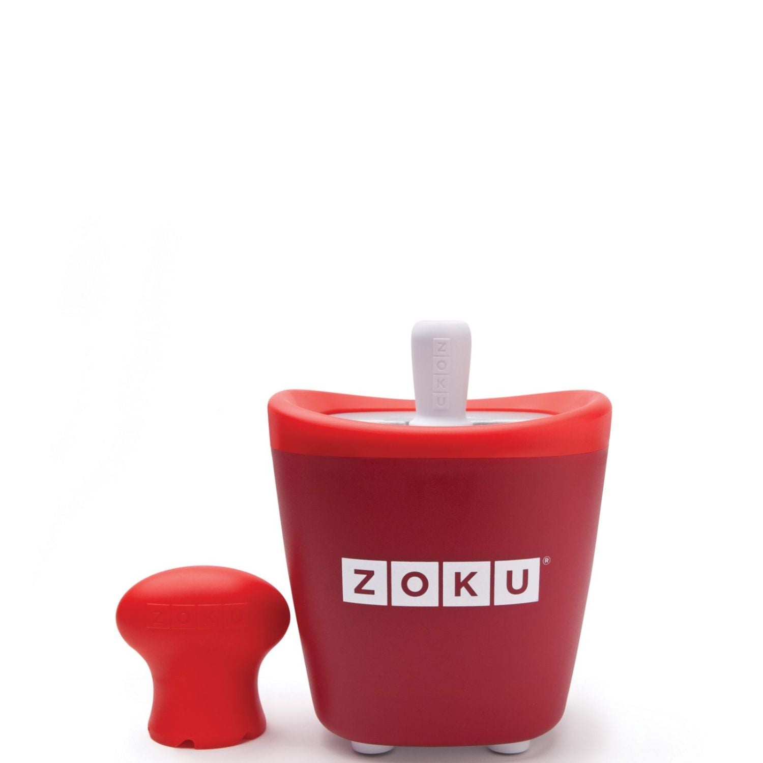 Zoku Single Quick Pop Maker, Red, 60ml Per Pop