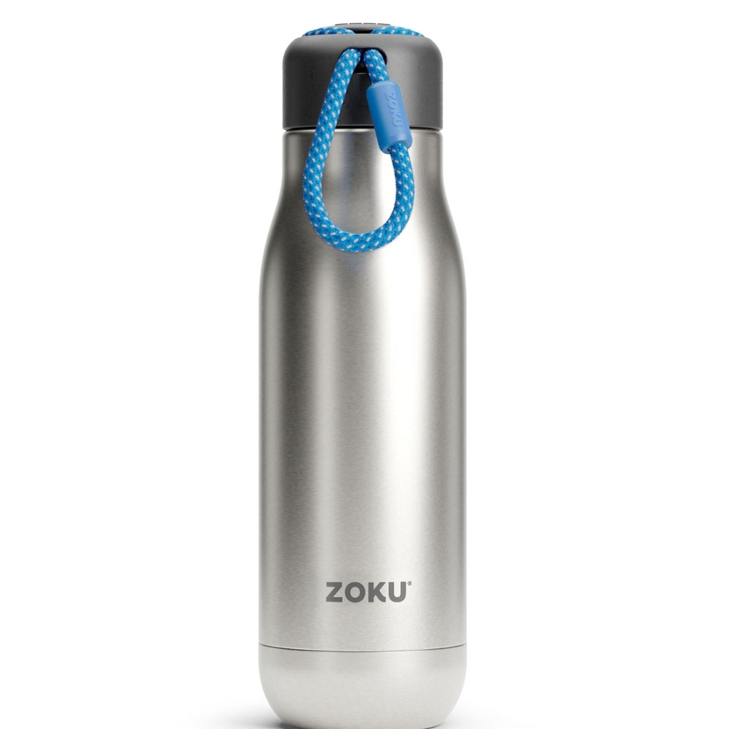 Zoku Stainless Steel Bottle, Silver, 350ml