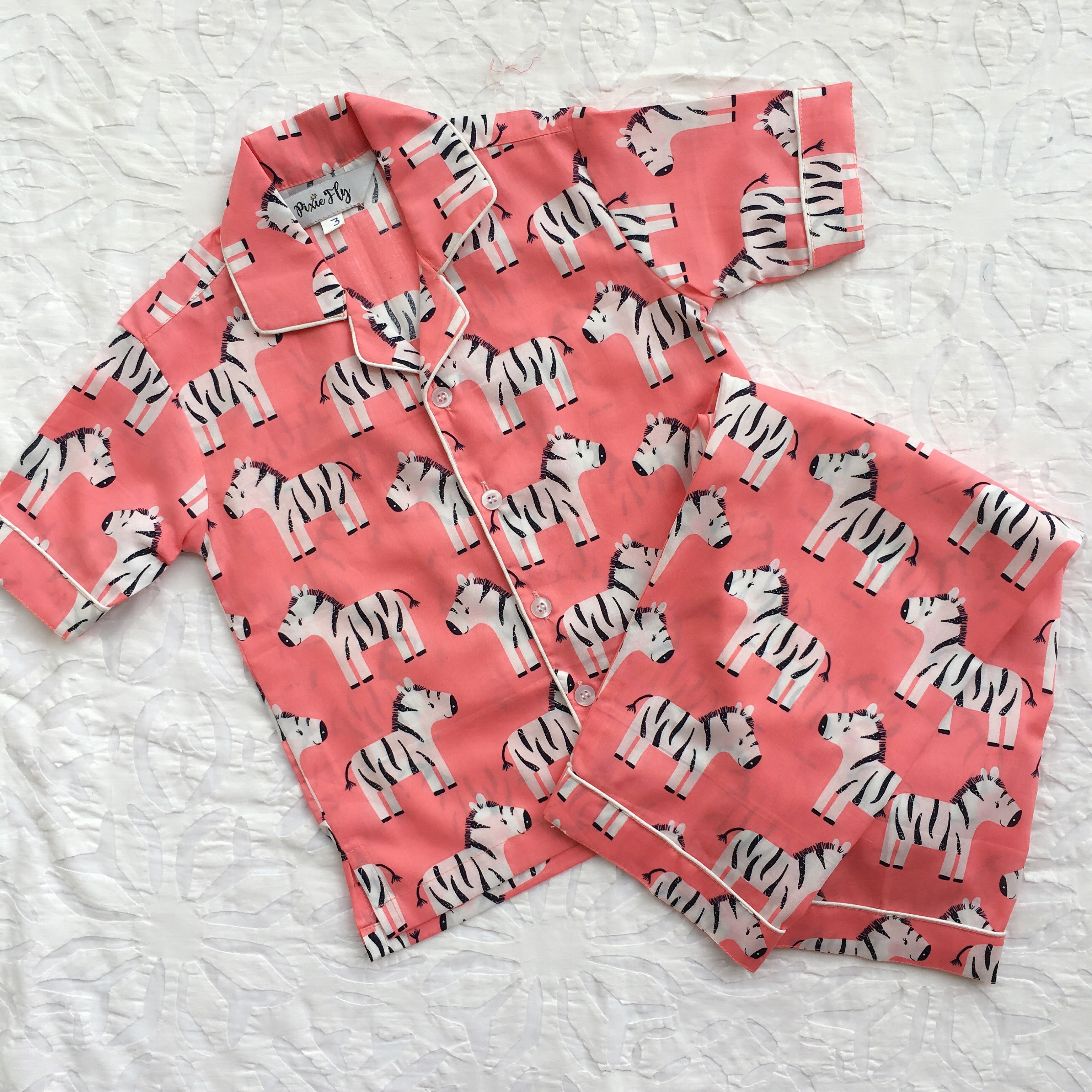Kid's Pyjama Set - Zebra