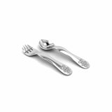 Silver Plated Teddy Spoon & Fork Set