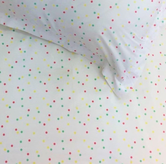 Fitted Cot Sheet - Sprinkles