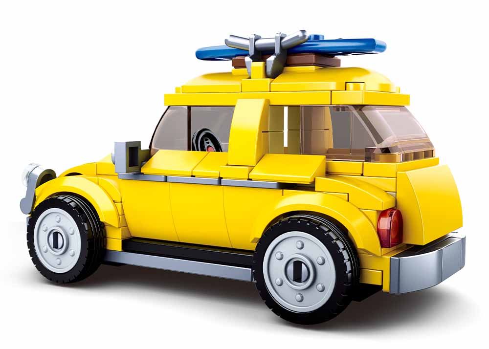 SLUBAN® Beetle Car (M38-B706C) (176 Pieces) Building Blocks Kit For Boys And Girls 