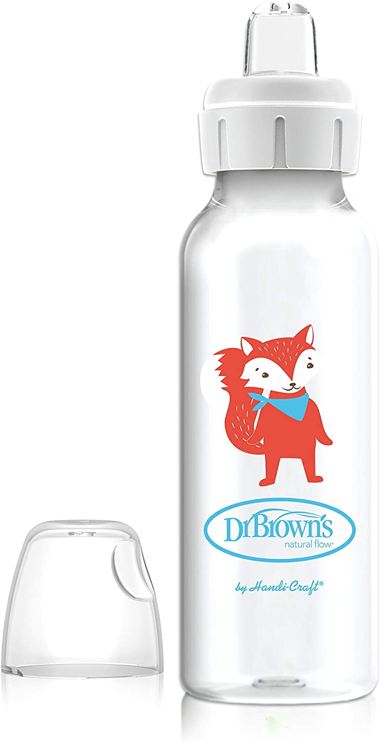 Dr. Brown's Narrow Sippy Spout Bottle - Fox