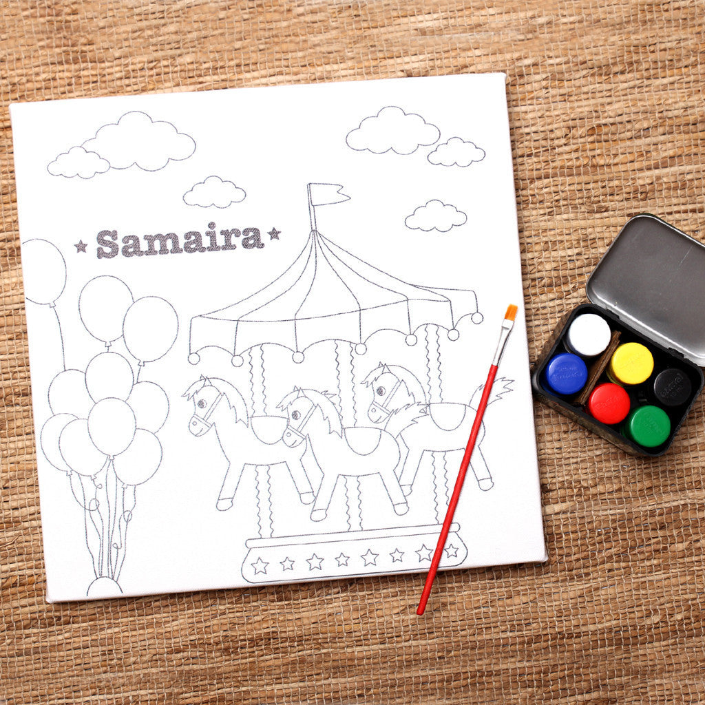 Your First Canvas Art Kit- Carnival