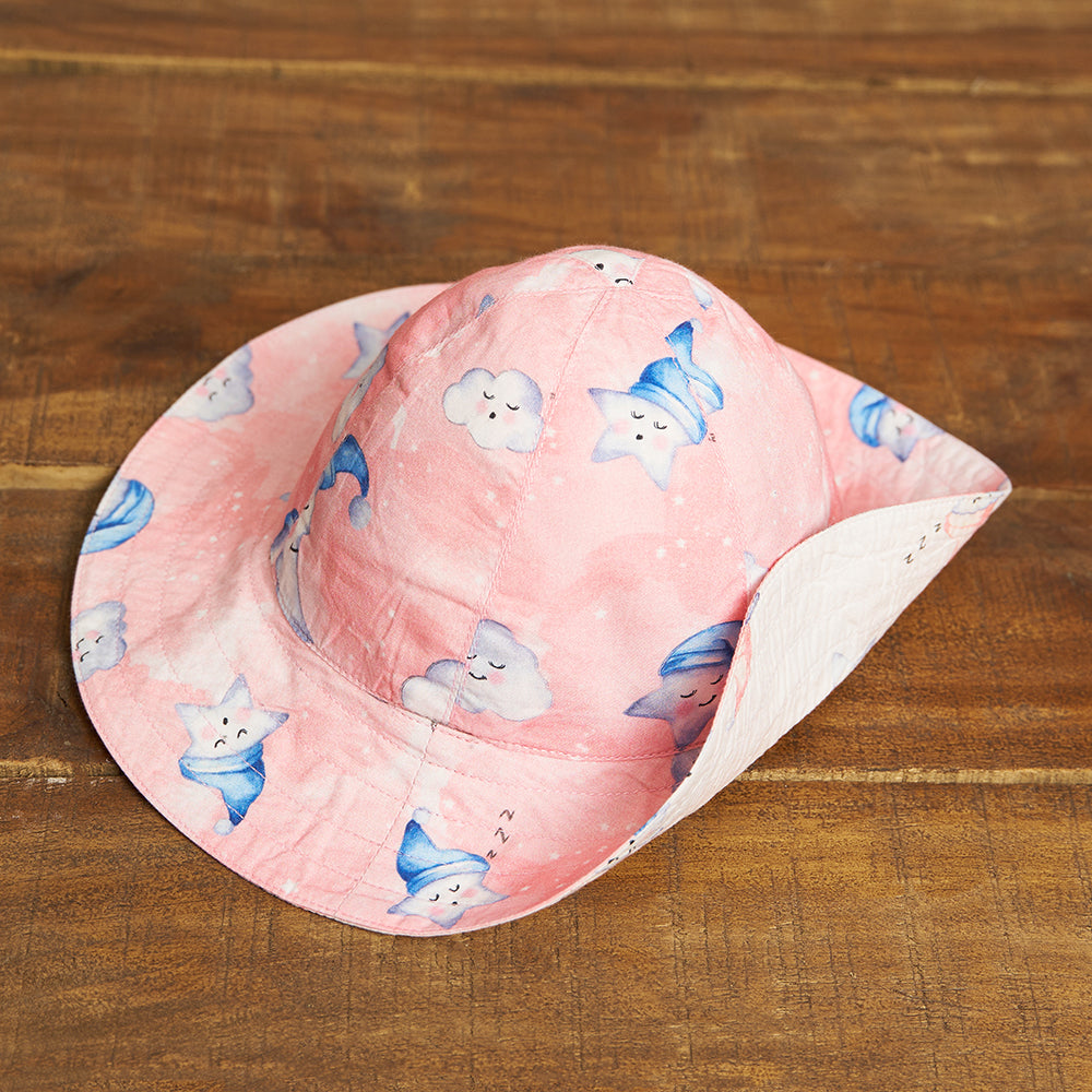 Celestial Organic Sun Hat- Blue, Pink