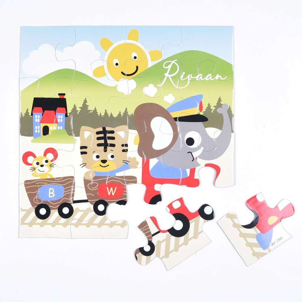 Magnetic Puzzles - Ellie on a Train