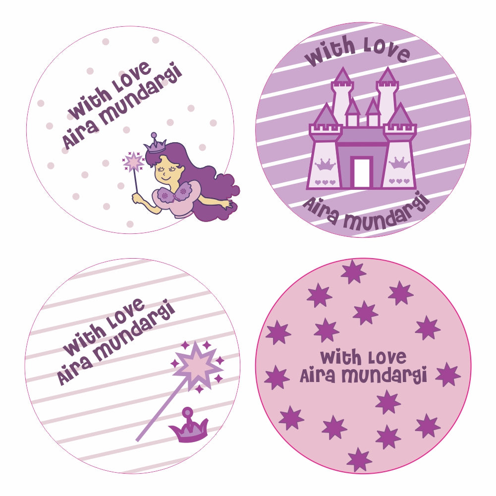 Personalised Gift Stickers - Fairy, Set of 60