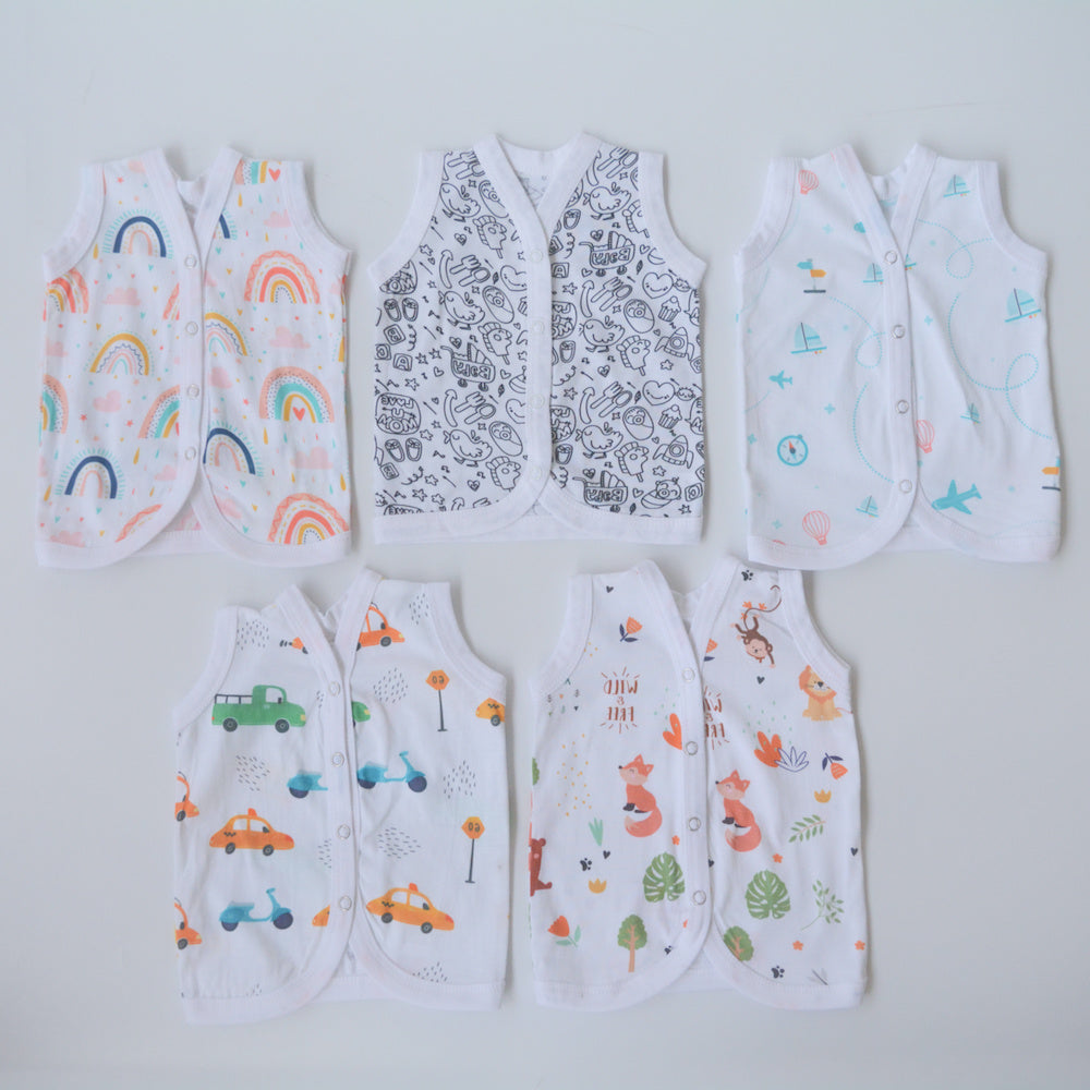 All Colours Basket - Everyday Essentials Nappy & Vest (Set of 10)