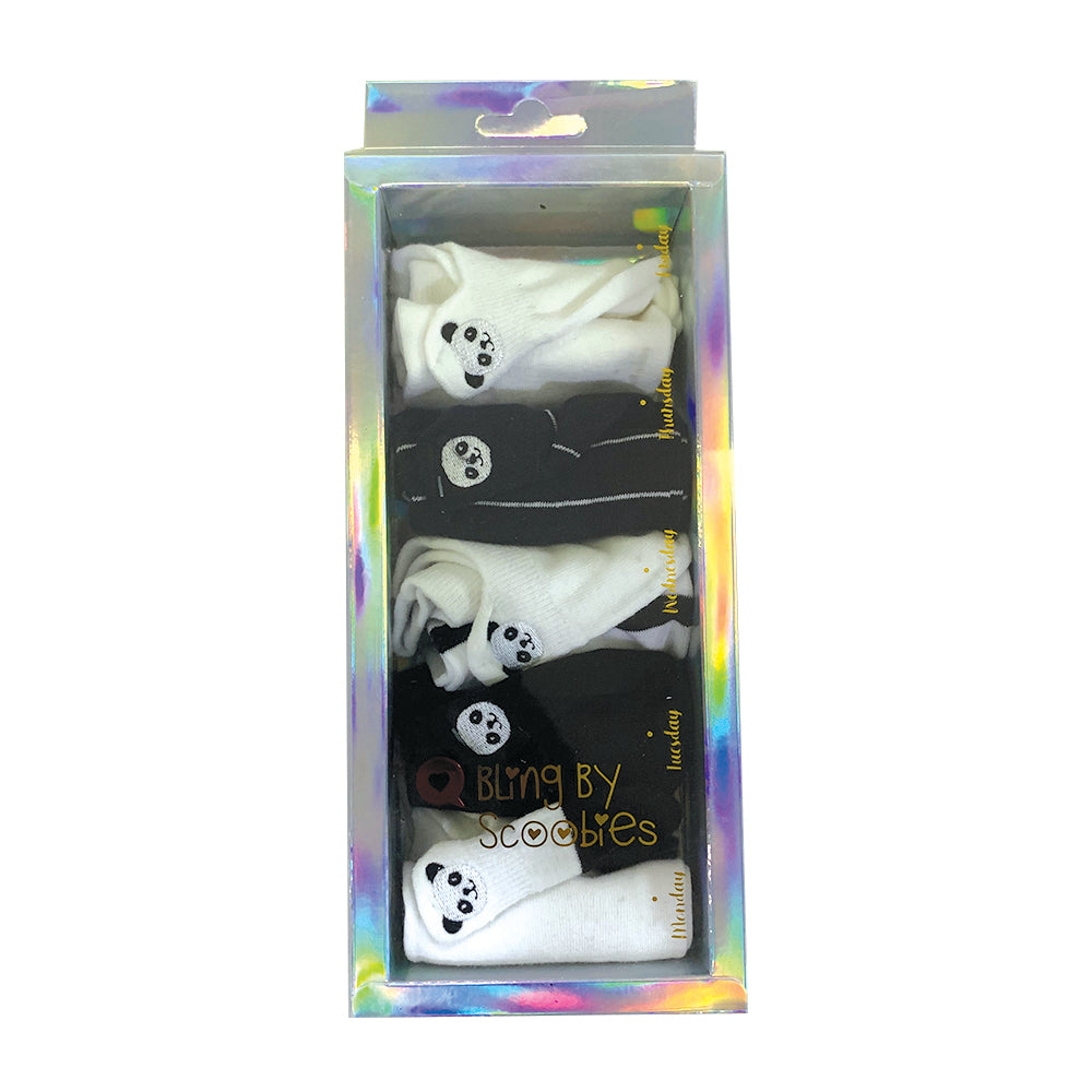 Scoobies Party & Panda Love Pack Of Socks