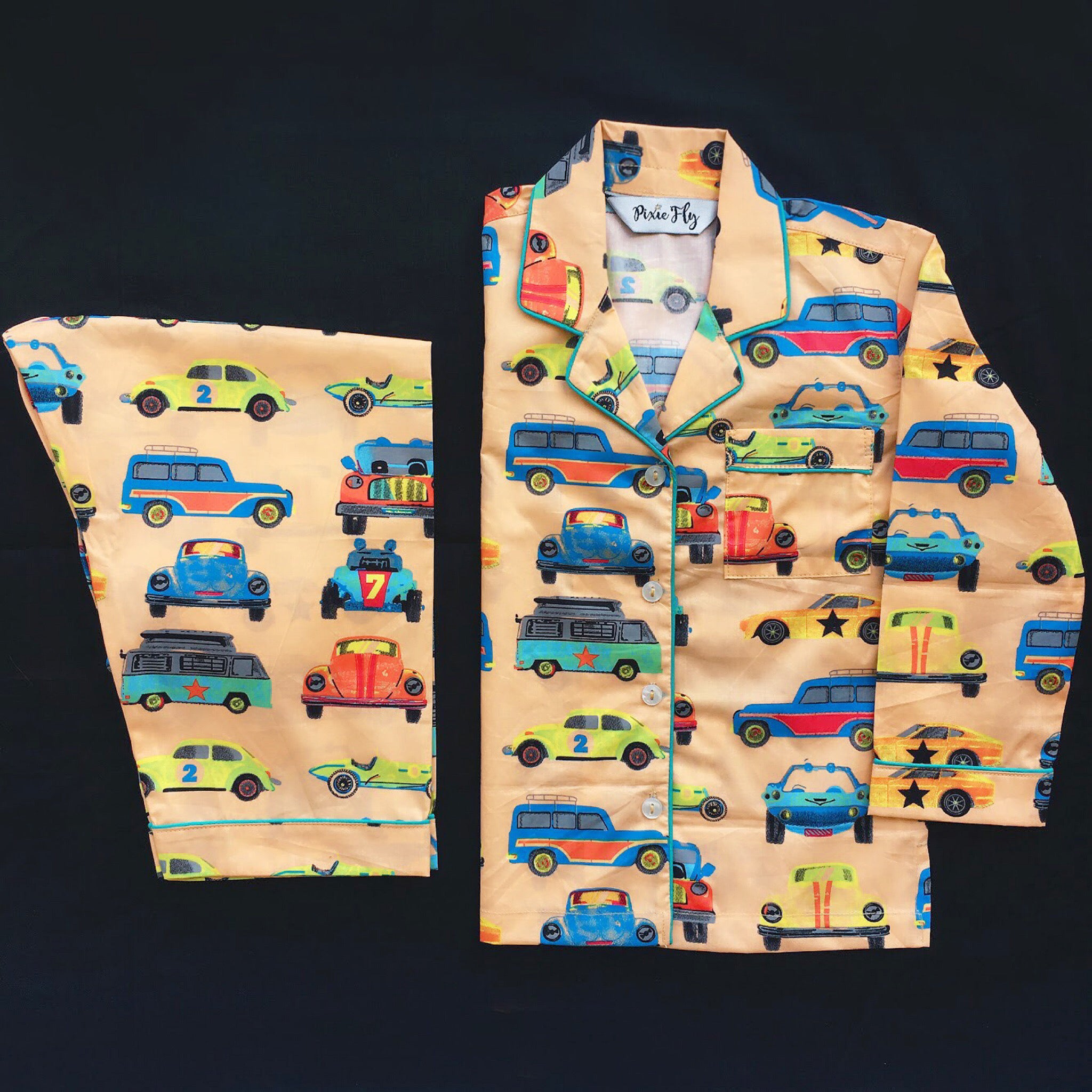 Kid's Pyjama Set - Transport