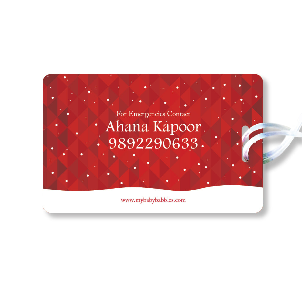 Christmas Luggage Tags - Set of 2