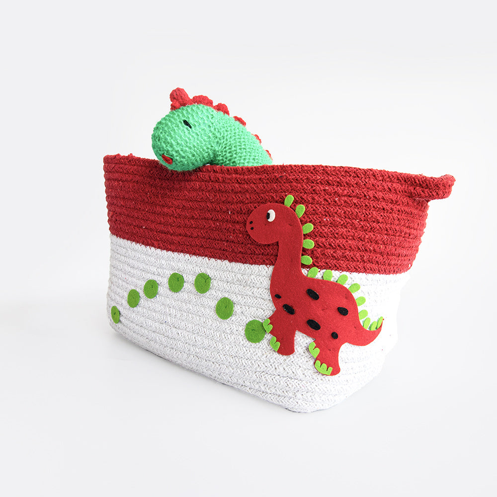 Personalised Return Gift Collection - Dino Friend (Storage Basket & Wall Frame)