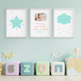 Doodle's Wall Frames - In The Sky (Set Of 3) Style 1
