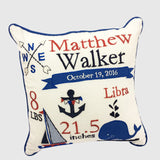 'Nautical' Personalised Pillow