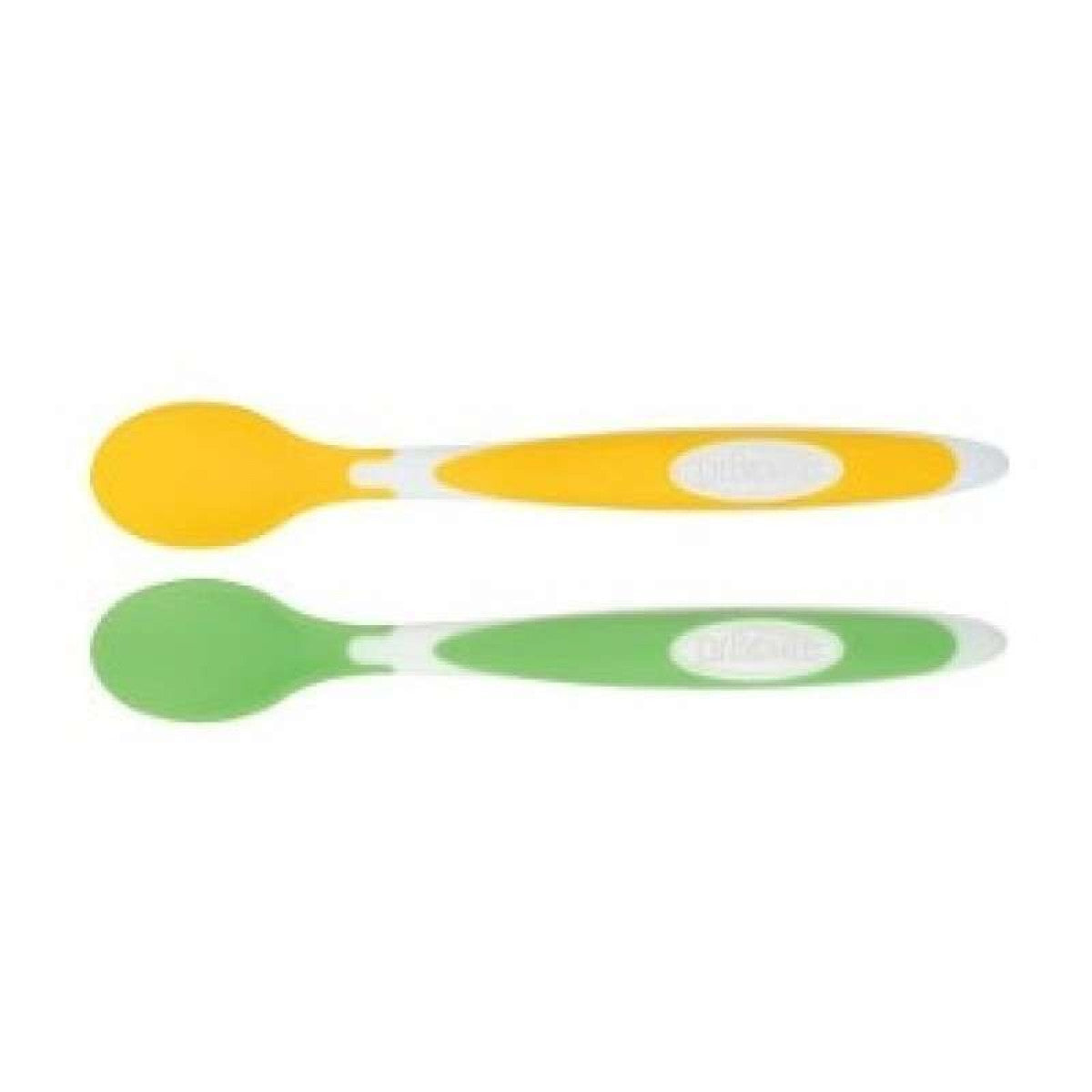 Dr. Brown's Soft Tip Spoons, 2-Pack - Green & Yellow