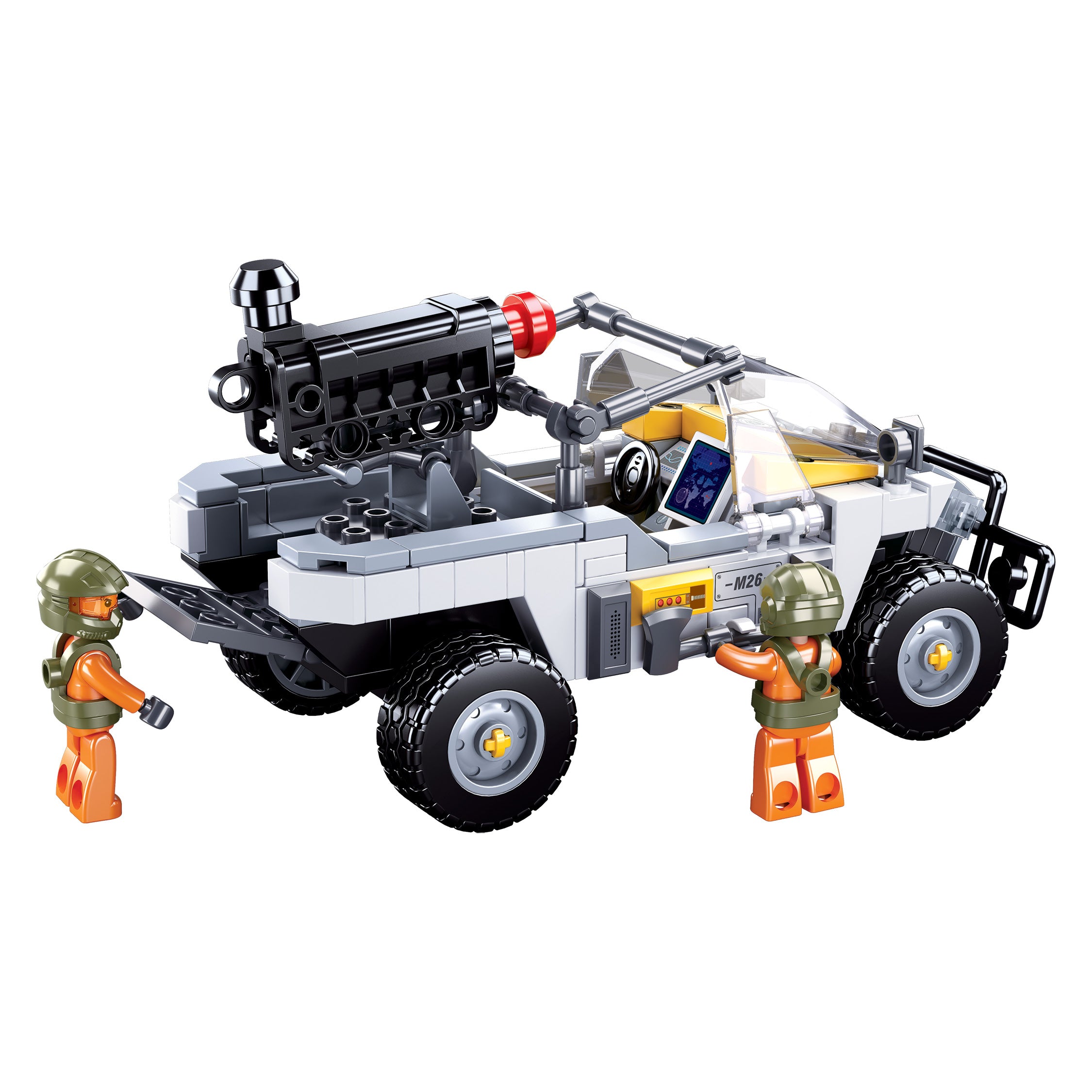 Sluban® Atomic Storm(Fire Rain)-Annihilation Operation (M38-B0995) (300 Pieces) Building Blocks Kit For Boys Aged 6 Years And Above Creative  Construction Set Educational Stem Toy Blocks Compatible With Other Leading Brands, Bis Certified.