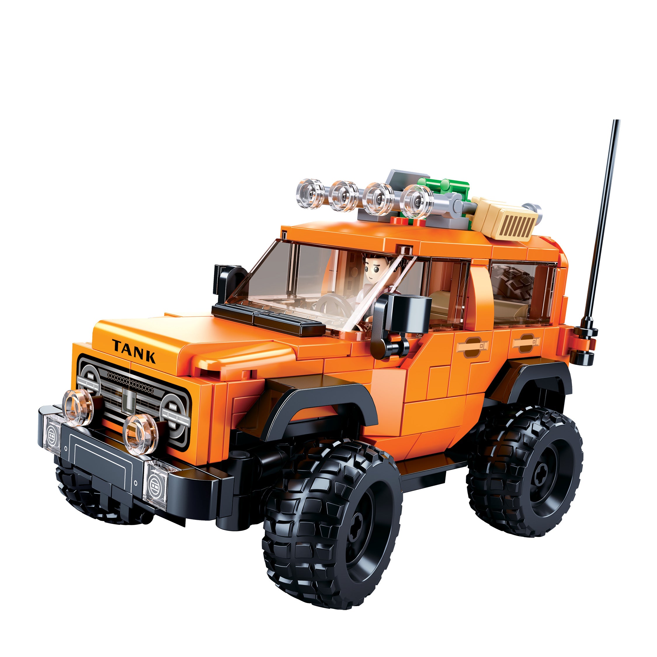 Sluban® Modelbricks-Tank 300 Suv (M38-B1013) (302 Pcs) Building Blocks Kit For Boys And Girls Aged 8 Years And Above Creative Construction Set Educational Stem Toy, Blocks Compatible With Other Leading Brands, Bis Certified.