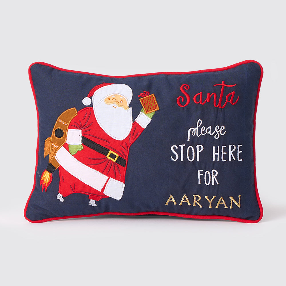 Personalised-Out Of This World Santa Pillow