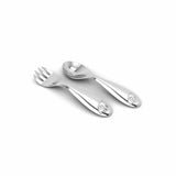 Silver Plated Piggy Spoon & Fork Set
