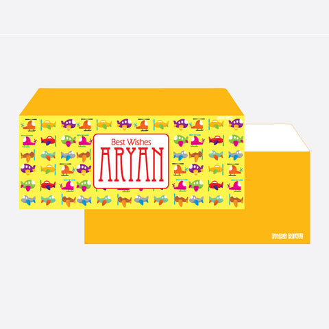 Personalised Envelopes - Planes, Set of 24